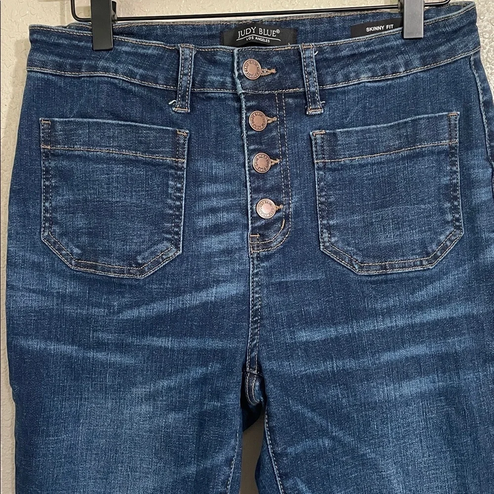 Judy blue button fly skinny jeans